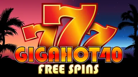 Giga Hot 40 Free Spins oyununun kapak görseli